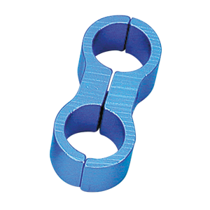 GZP Oil/Fuel line clamp blue anodized (FR)
