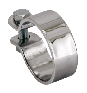GZP Chrome exhaust clamp 1.5" I.D. (FR)