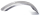 GZP Raw Ribbed Mustang front fender w/o (FR)