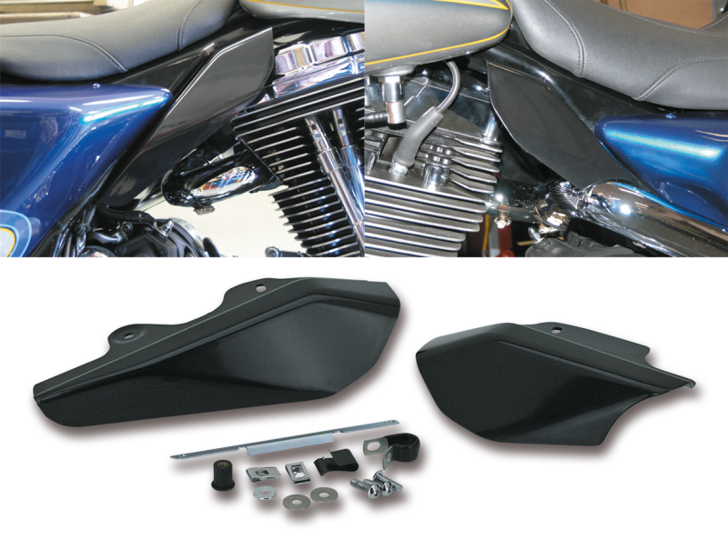 GZP Blk mid frame air deflectors FLH09-U (FR)