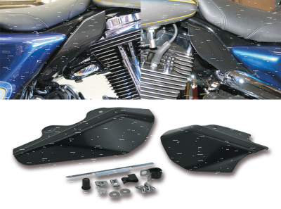 GZP Blk mid frame air deflectors FLH09-U (FR)