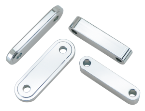 GZP Chrome front fender spacers T=3/8" L (FR)