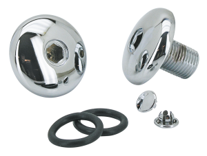 GZP Chrome Custom 41mm forktube caps BT7 (FR)