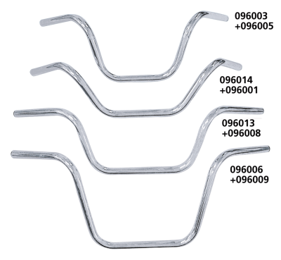 GZP Handlebar Harley stock style 1 thru- (FR)