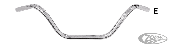 GZP Handlebar Harley low rise 1" thru (FR)