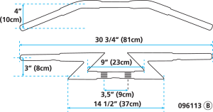 GZP Fat Bubba Z-Bar 1.25" Chrome 3-ho