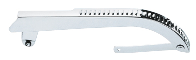 GZP Louvered chrome chain guard for FL/F (FR)