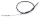GZP Clutch cable black XL71-85 L=43" (FR)