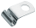 GZP stainless Speedo cable mount clip (FR)