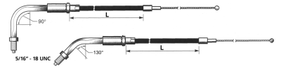 GZP Black BT81 LN=37" 135dgr throttle (FR)