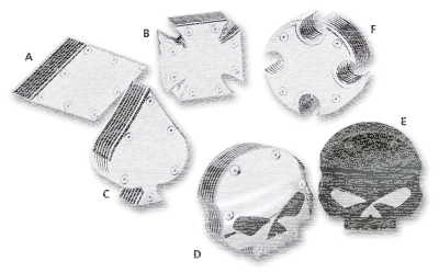 GZP Diamond billet aircleaner assy (FR)