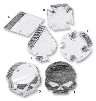 GZP Diamond billet aircleaner assy (FR)