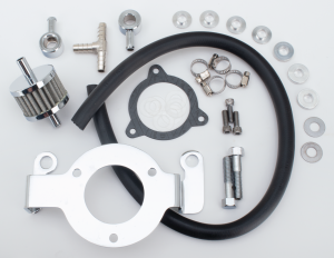 GZP Bracket A/C w/breather FLH/T08-16 (FR)