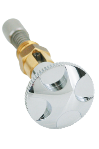 GZP Chr Cross round Enrichener knob f/ S (FR)