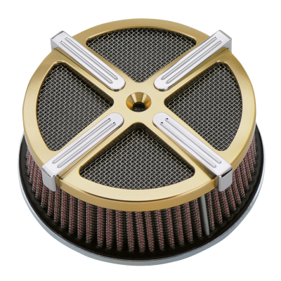 GZP Bronze & Chr 3D Active HP Aircleaner (FR)