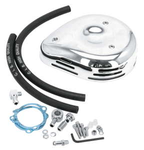 GZP Chrome air cleaner slotted CV, Delph (FR)