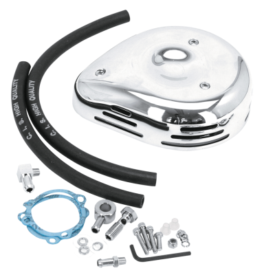 GZP Chrome air cleaner slotted CV, Delph (FR)