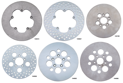 GZP St. steel rotor disc drilled front 8 (FR)