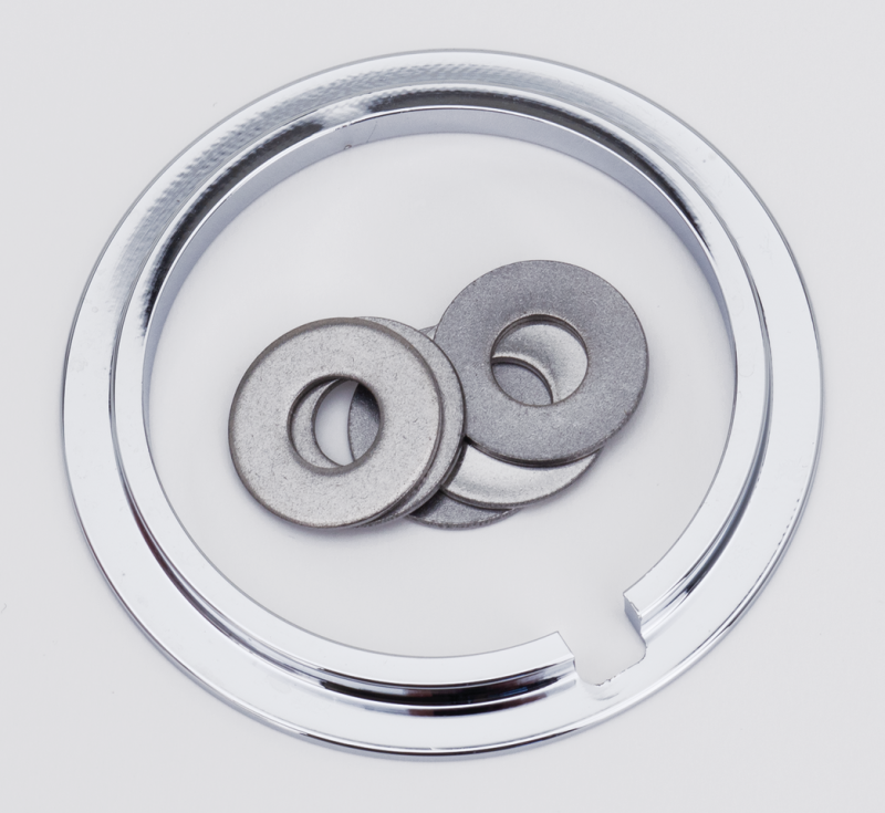 Adapter 2.22" to 2.0" /w speedo cut-out (FR)