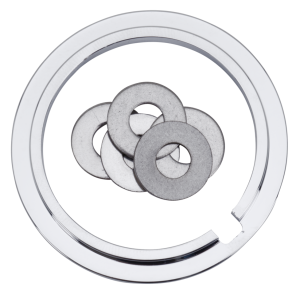 Adapter 2.22" to 2.0" /w speedo cut-out (FR)