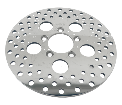 GZP Drilled St.st. rotor 10" polished (FR)