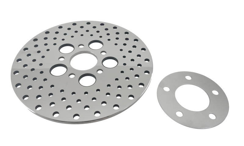 GZP Drilled st.st.rotor 10" polish (FR)