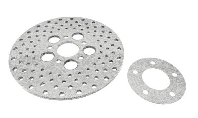 GZP Drilled st.st.rotor 10" polish (FR)