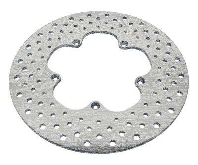 GZP Drilled St.st. Rotor 11.5" polished (FR)