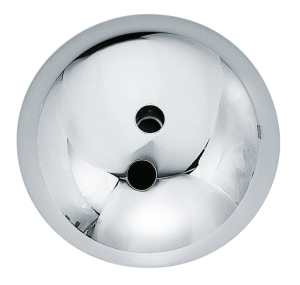 GZP Chrome wheel hub cap FL 67-72 #43304 (FR)