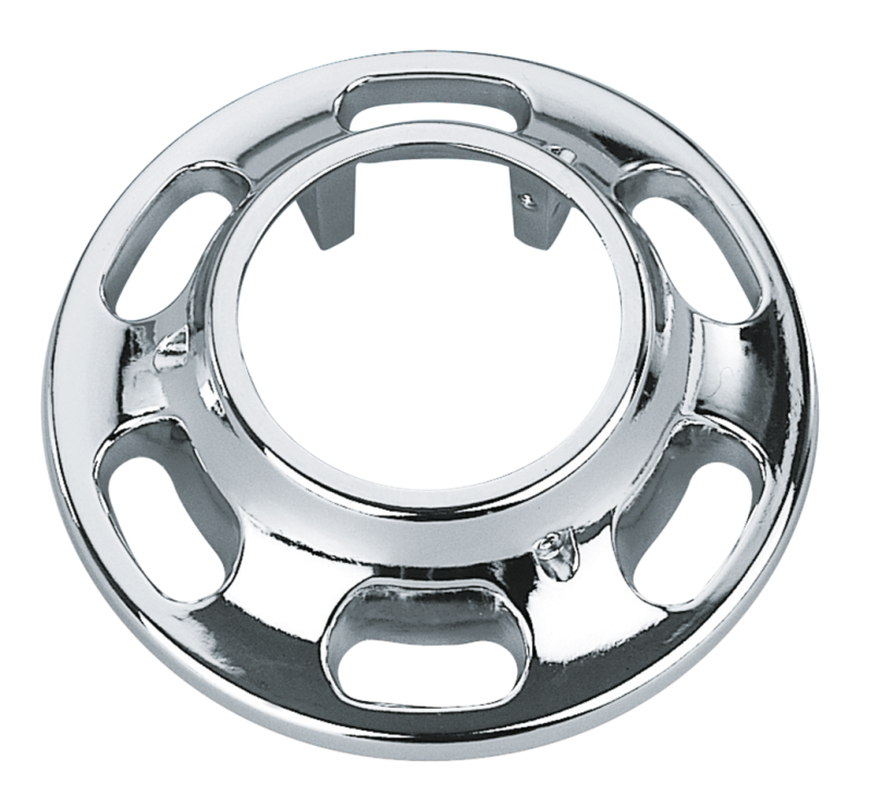 GZP Chrome slotted hub cover for FXWG/ST (FR)