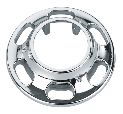 GZP Chrome slotted hub cover for FXWG/ST (FR)