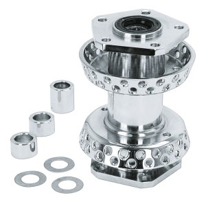 GZP Chrome Front Hub 80 H Dual Flange (FR)