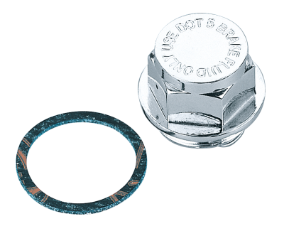 GZP Chrome rear brake cylinder cap #4176 (FR)