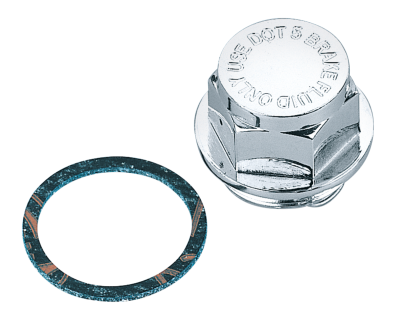 GZP Chrome rear brake cylinder cap #4176 (FR)