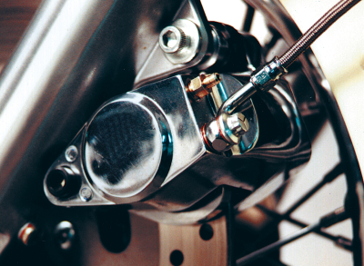 GZP Left front caliper only black 84-99 (FR)