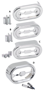GZP Chrome regulator cover FLST00 FXS (FR)