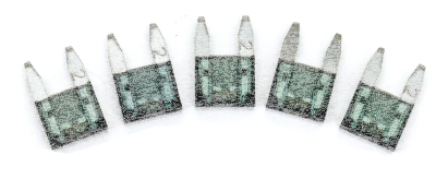GZP 5pck Mini Led detector fuse gray 2A (FR)