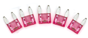 GZP 5pck Mini Led detector fuse Pink 4A (FR)