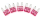 GZP 5pck Mini Led detector fuse Pink 4A (FR)