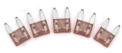 GZP 5pck Mini Led detctr fuse Brown 7.5A (FR)