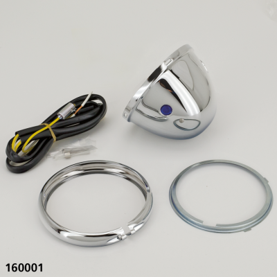 GZP 4.5" chrome Drive/Spotlight w/o unit (FR)