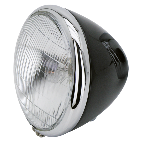 GZP Springer Headlight Compl. Black 6 vo (FR)