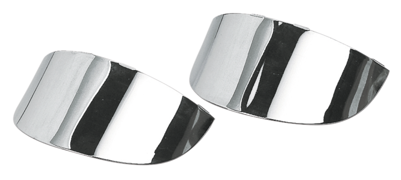 GZP Turn signal visor chr.front FLHT/S 8 (FR)