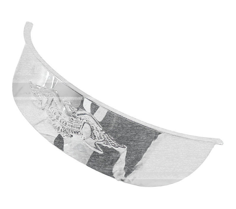 GZP Visor 5.75" with live to ride eagle (FR)