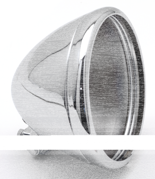 GZP Chrome 7" springer h/l housing only (FR)