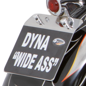 GZP Mini license plate light grooved