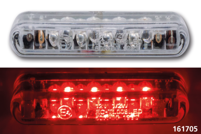 GZP Micro red led clear lens tail/brake (FR)