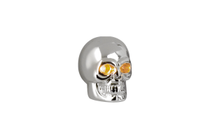 GZP Cobalt small chr skulls amber LEDs (FR)
