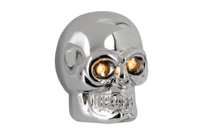GZP Cobalt large chr skulls amber LEDs (FR)