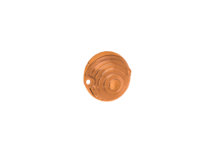 GZP Replacement amber lens for 162245/16 (FR)